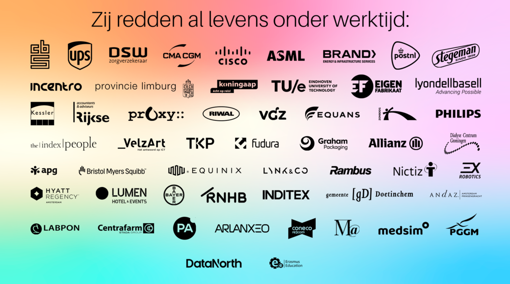 Partners Sanquin at Work logo's