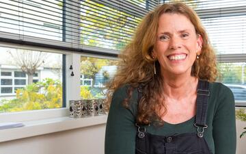 Portretfoto bij het patiëntverhaal van Christel. 