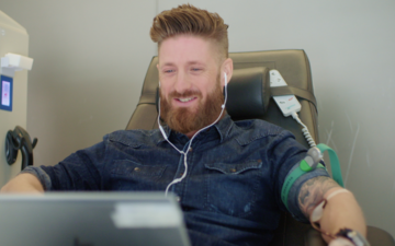 Werken tijdens je donatie