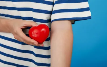 Arm met hartje