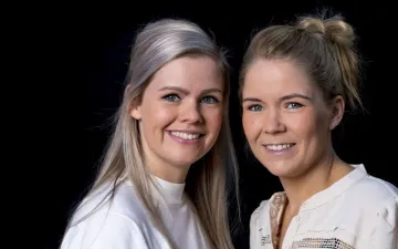 Mirthe en Romy