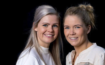 Mirthe en Romy