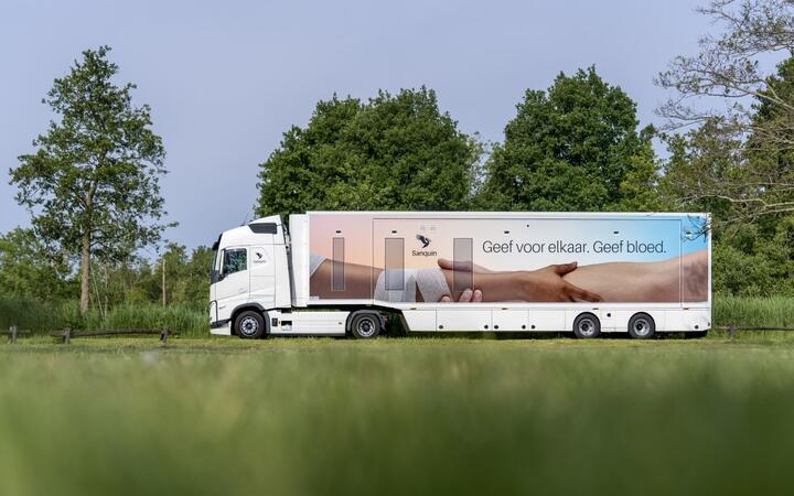 De bloedbank op wielen ontvangt per dag tot 120 donors