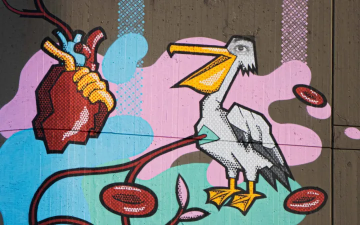 Sanquin street art