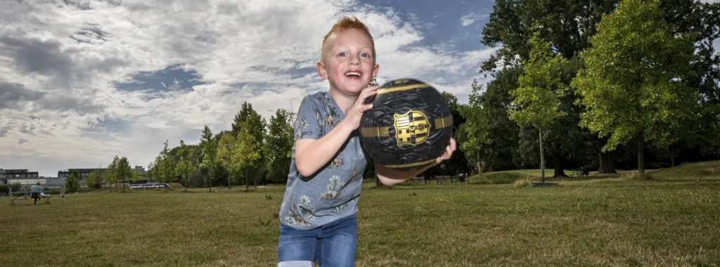 Renee Xavi, clubactie header Spieren voor spieren