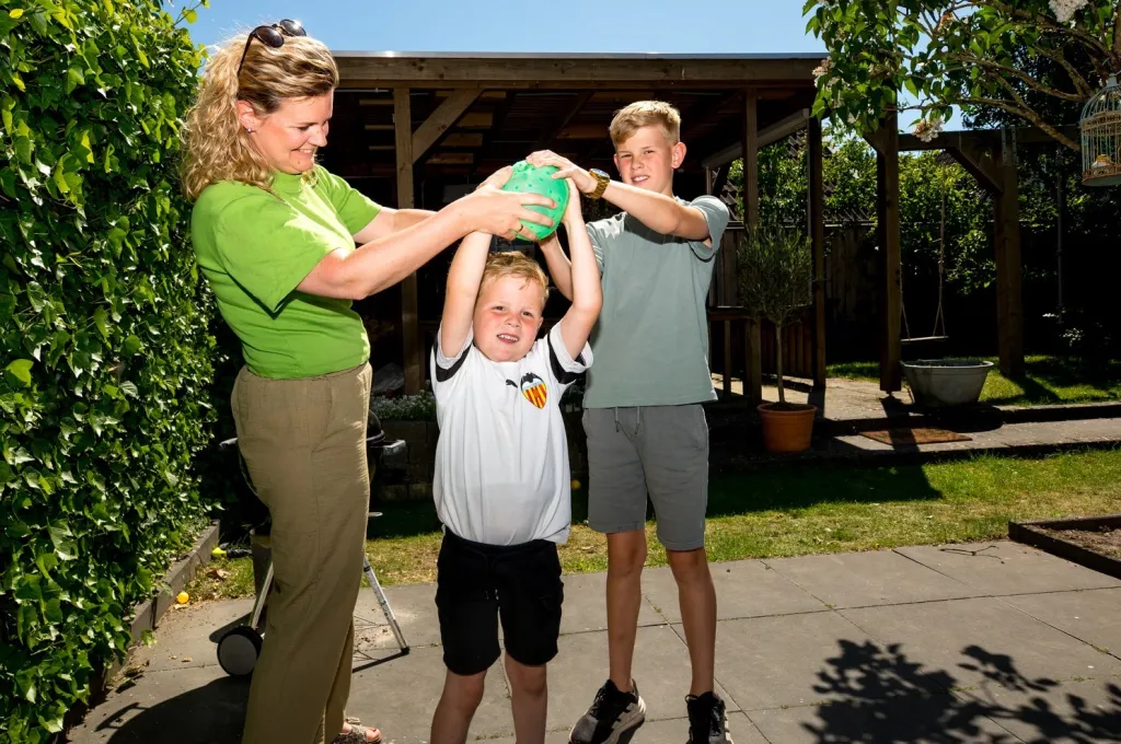 José met familie