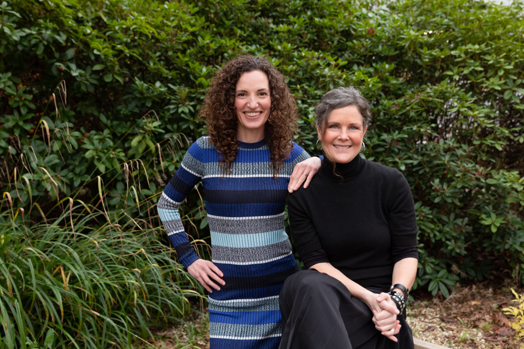 Sanquiners Katja en Eva-Maria, de hosts van het ECDHM-congres