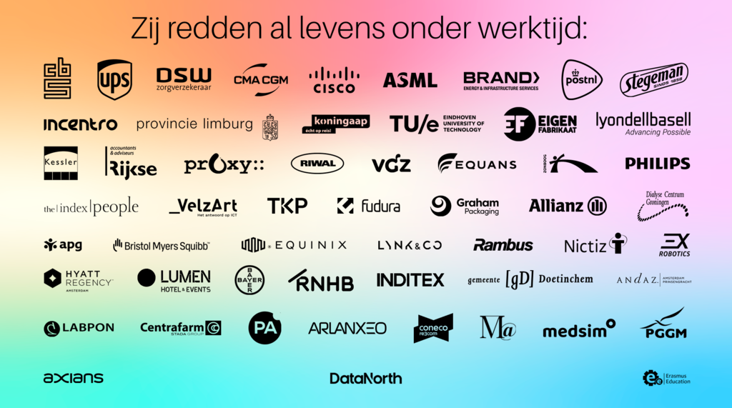 Partners Sanquin at Work logo's