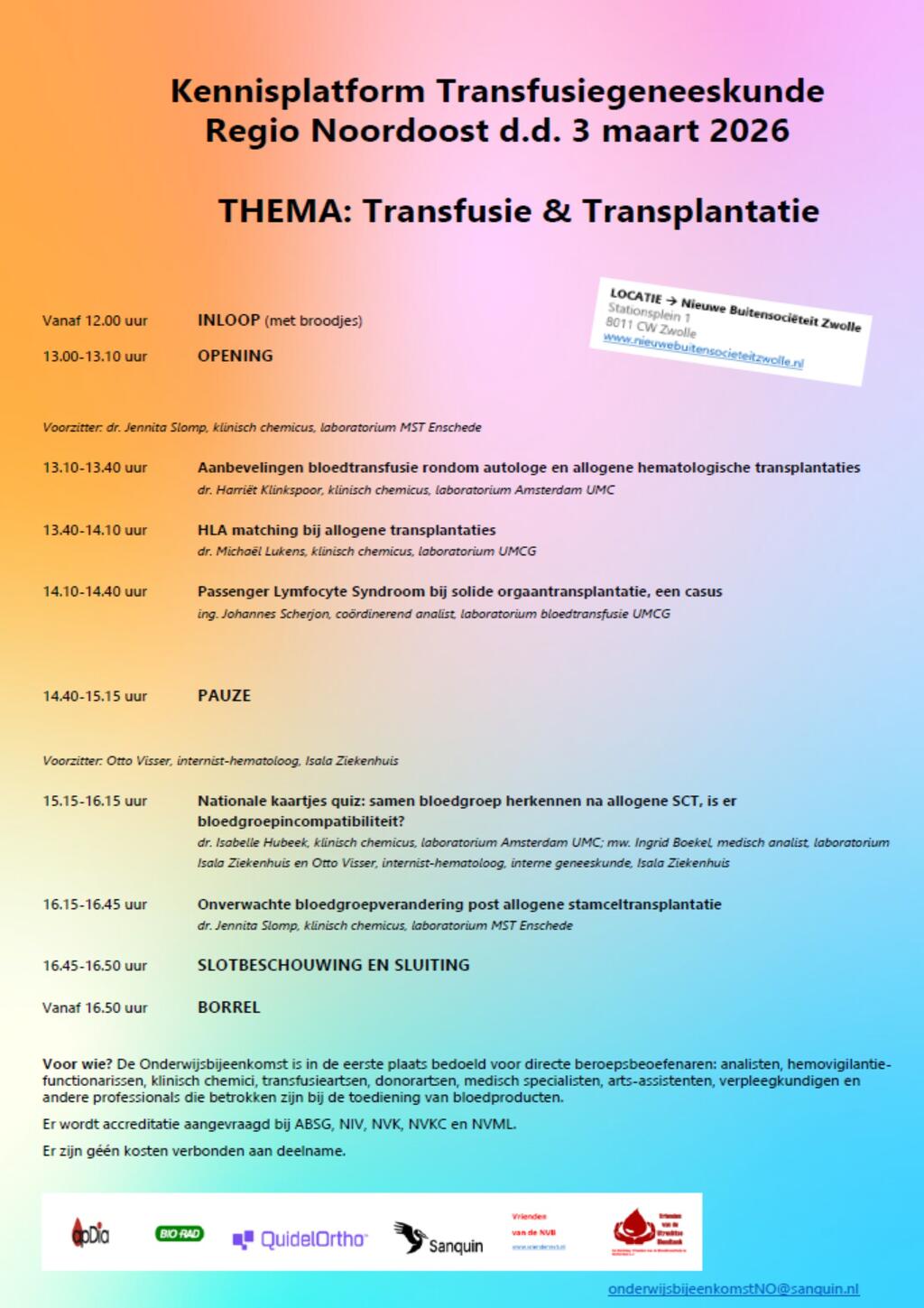 afbeelding met tekst van het programma. download de pdf hieronder om met een tekstlezer het programma te lezen