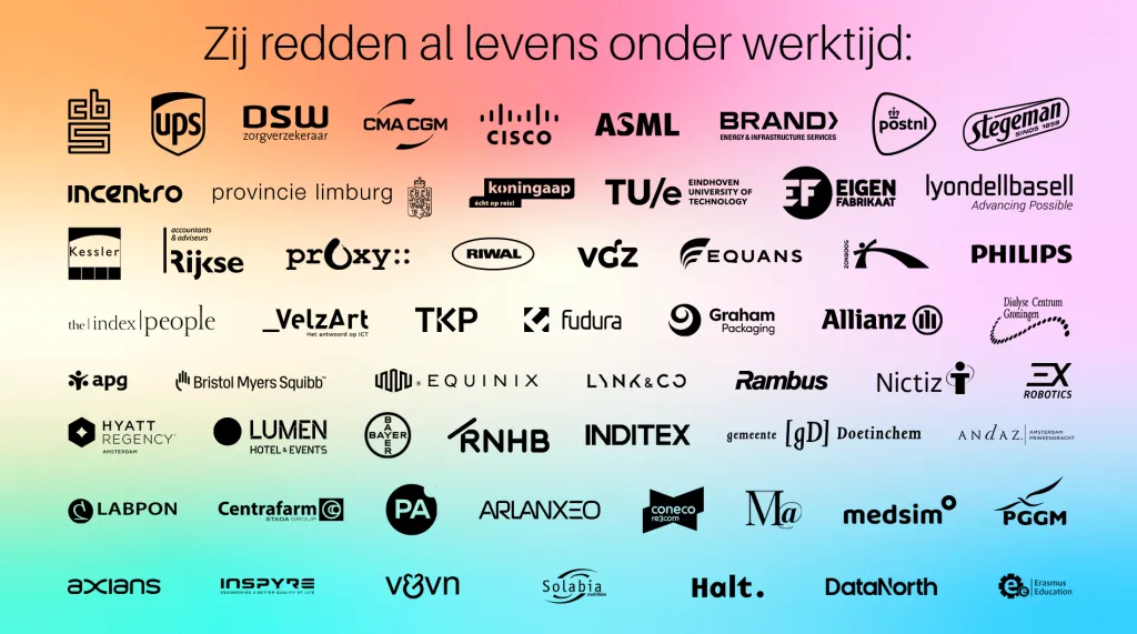 Partners Sanquin at Work logo's