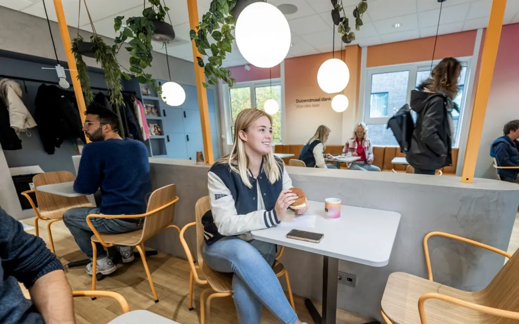 Foto van donors in het donorcafe