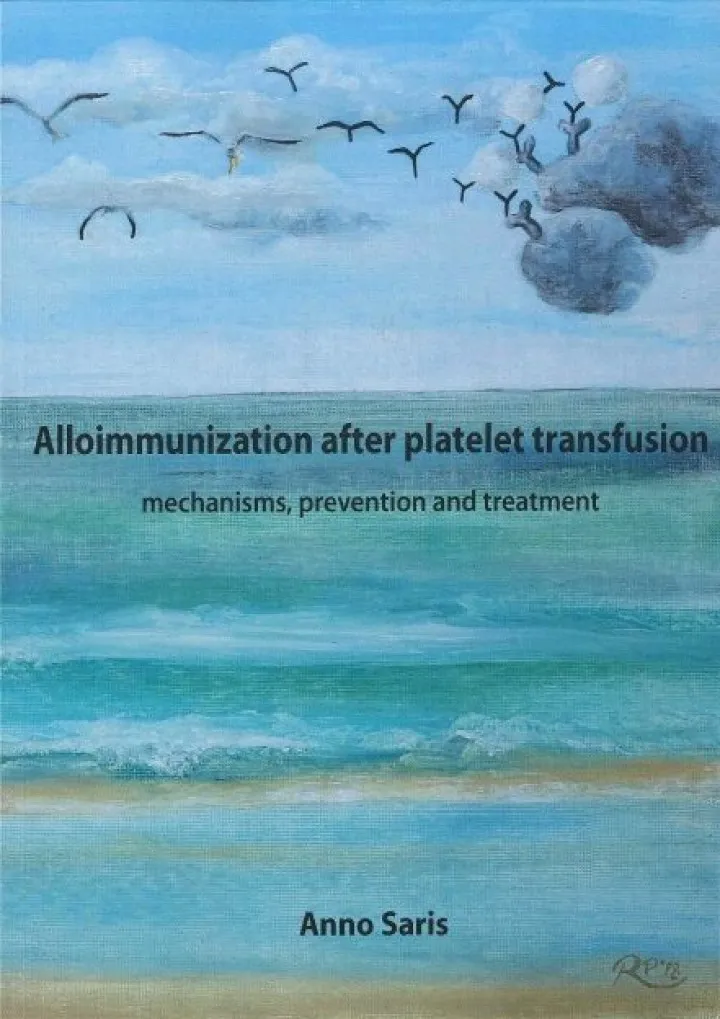Alloimmunization after platelet transfusion