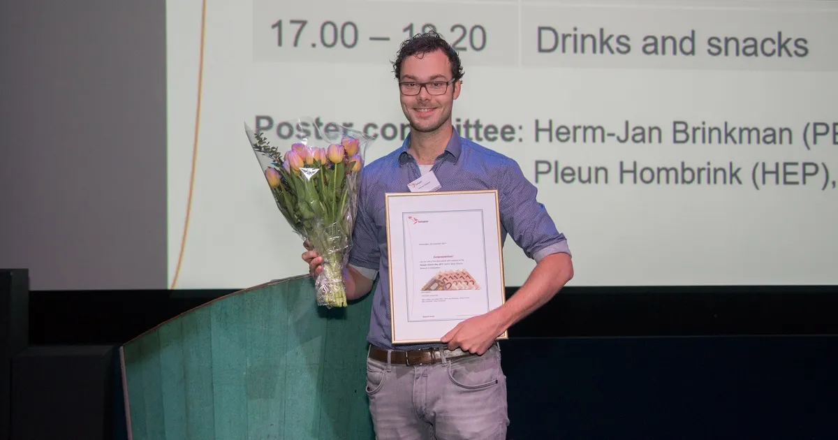 Rod Sambeeck Poster award Joost van Sambeeck and Sem van Brummelen | Sanquin